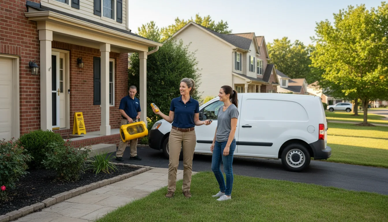 Residential water damage restoration in Verdi, NV